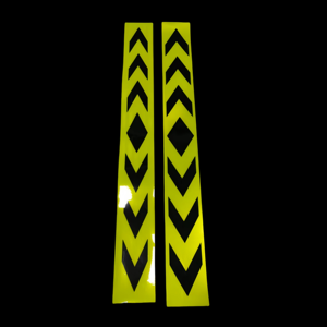 Cinta Reflectante <span class=keywords><strong>de</strong></span> Seguridad Nocturna, Material Reflectante <span class=keywords><strong>de</strong></span> Vinilo, Cinta Negra con Flecha para Camión, Adhesivo para Automóvil que Brilla en la Oscuridad - Product Image 2
