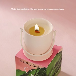 Wood Wick Scented Candle Luxury Long Lasting Aroma Candle Home Decor Gift For Birthday Festival Atmosphere - Product Image 2