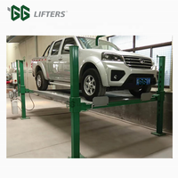 GG Lifters PFP40/2000 4 Kolon Borulu Tip Tek Silindirli Hidrolik Araç Lifti 4000kg Kapasiteli 2000mm Maksimum Yükseklik Tekerlekli Araç