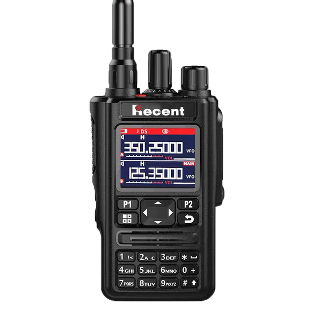 High-power Full Band AM FM Ham Radio UHF 108-136Mhz 10W Analog Handheld Walkie Talkie With Color Screen GPS