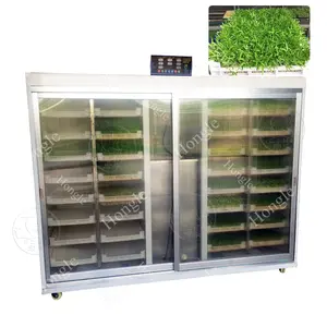 Industrial 500kg/day poultry hydroponic fodder system mung bean sprout product machine processing line