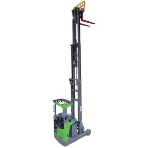 Chariot élévateur <span class=keywords><strong>à</strong></span> mât quadruple MOVMES 2.0-3.0 tonnes, portée 9m-12m, avec déplaceur latéral hydraulique et batterie lithium-ion, <span class=keywords><strong>pour</strong></span> rayonnages hauts - Product Image 2
