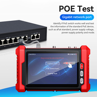 NOYAFA NF-IPC728HSO Probador de CCTV Full HD de 8 Pulgadas, Probador de Cámaras IP con Puertos Gigabit Duales, PoE, TDR, OPM y VFL
