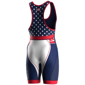 Singlet da Wrestling per Uomo con Pannelli in Rete Traspirante e Pannello Separato per l'Inguine, Abbigliamento Compressivo Atletico per Club e Squadre - Product Image 5