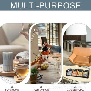 <b>Tea</b> Bag Storage <b>Box</b> Rectangle Removable Standing Type For Coffee <b>Tea</b> Room Organizer - Product Image 4