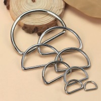 Vendite dirette di varie dimensioni di fibbie in lega alla moda, fibbie per cinture nere opache, accessori per borse - Product Image 5