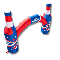 Arche gonflable en forme de bouteille de bière, idéale pour les festivals de musique, les concerts, les fêtes et la décoration d'entrée – Grande vente !