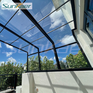 <span class=keywords><strong>Vidrio</strong></span> de policarbonato moderno personalizado Verand Sunroom Recinto de invernadero retráctil al aire libre <span class=keywords><strong>para</strong></span> hoteles Espacios techados <span class=keywords><strong>para</strong></span> - Product Image 3