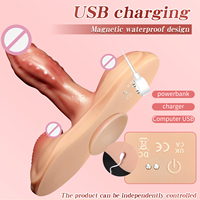Vente flash Amazon : Dildo réaliste en silicone liquide télescopique/chauffant, Dildo vibrant, Pénis géant, Dildo énorme, Masturbateurs