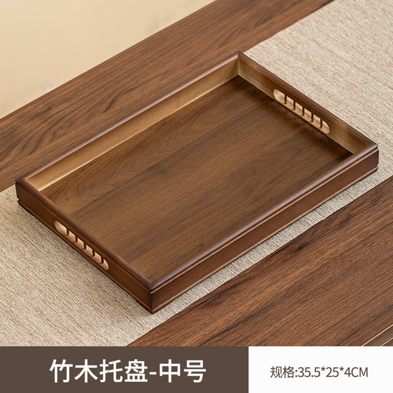 35*25*4 [ถาดจับลายกลมสีวอลนัทขนาดกลาง]]