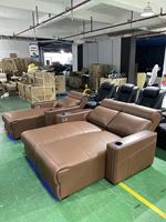 Modernes Elektrisches Echtleder-Kino-Heimkino-Relaxsofa mit Umweltfreundlichem Design für das Wohnzimmer