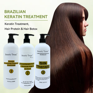 Crema de aceite de coco con aminoácido de queratina hidrolizada orgánica alta, tratamiento para el cabello, alisado, nutrición profunda, reparación del cabello dañado - Product Image 5