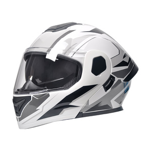 バイクヘルメット ABS樹脂製 モジュラー式 モトクロス オープンフェイス 安全ヘルメット DOT規格承認 オールシーズン 大人用 M/L/XL/XXLサイズ メーカー製造 - Product Image 4