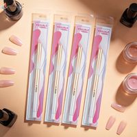 Yihuale Nuevo Pincel Retráctil Giratorio Ajustable para Delineado de Uñas con Longitud de Pelo de 0-20mm para Líneas Finas