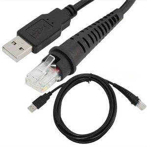 Cable de escáner de código de barras USB Honeywell compatible con Ms7120 Ms5145 negro - Product Image 1