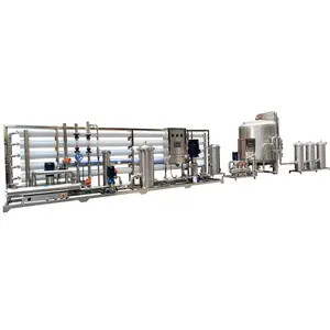 30ton per jam PLC Remote Control Auto industrial unit ro reverse sistem osmosis pengolahan air tanaman untuk botol air line