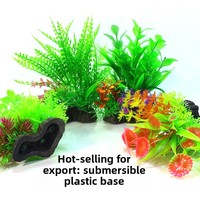 Plantes aquatiques artificielles, décoration d'aquarium, simulation d'algues pour terrarium de tortues, vente en gros