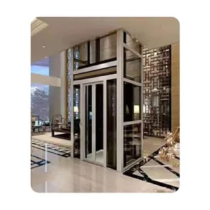 Modern populer 4 orang 400 kg lift kustom Villa lift paksa angkat rumah mewah berkualitas tinggi