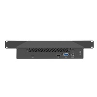 Dispositivo de Firewall de 1U y 9.5 Pulgadas para Montaje en Rack, Router Mini PC con Intel N100, 4*/2*10G SFP, Servidor de Seguridad de Red con Puerta de Enlace de 2.5G