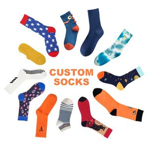 Quality Athletic White Black Ankle Gym Socken Cotton Quarter Crew Logo Custom Design Men Sports <b>Socks</b> - Product Image 6