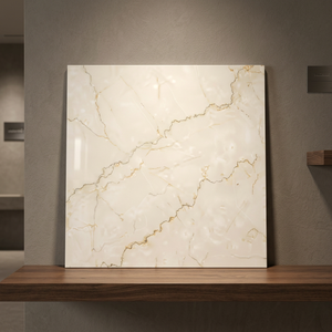 Azulejos de Porcelana Aster Natural de 600x600mm, Solubles en Sal, Pulidos, con Acabado Brillante para Pisos - Product Image 4