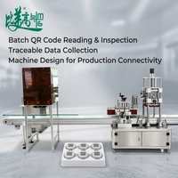 Équipement entièrement automatique de collecte et de corrélation de codes QR sur les bouchons de bouteilles avec certification pour la traçabilité des boissons