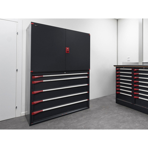 Armario Fami Master con 7 cajones totalmente extraíbles y 2 estantes bicolor, 1020x573x2000mm - Product Image 6