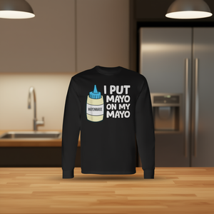 T-shirt a maniche lunghe I Put Mayo On My Mayo Mayonnaise - Product Image 3
