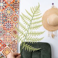 Faux feuillage artificiel style INS, cyprès et fougère, pour bouquet de mariage, décoration intérieure, mur de fleurs roses, DIY, vente en gros
