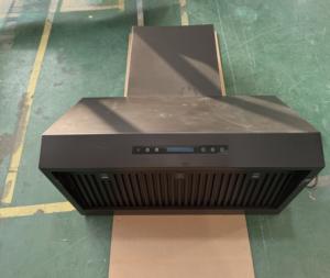 Campana Extractora Eléctrica de 36 Pulgadas, 1000m/h, para Exteriores, Montaje en Pared, Control Remoto, 3 Velocidades, Luces LED, Uso Doméstico y Hotelero, Acero Inoxidable Negro - Product Image 4