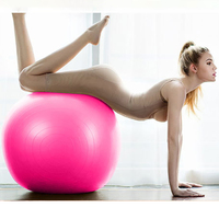 Ballon de Gymnastique Anti-Explosion en PVC avec Logo Personnalisé pour Yoga et Musculation, Tailles 45-85CM, Poids 350g-1000g