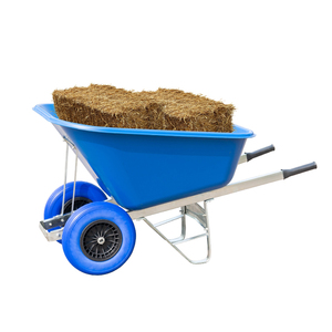 Carretilla de Dos Ruedas con Bandeja de Plástico Azul - Product Image 6