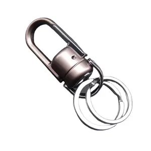 RIMEI custom car key chain cool key rings metal key holder for home use double rings high quality