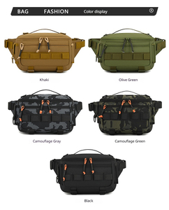 Bolso cruzado de gran capacidad para hombre, bandolera para exteriores, bolso deportivo para exteriores, bolsa para equipo de pesca, bolsa para señuelos de pesca - Product Image 5