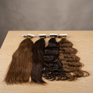 Extensiones de Cabello Humano Remy Indio a Granel, Doble Trama, Puntas Completas, Color Natural, Cabello Virgen Sin Procesar - Product Image 3
