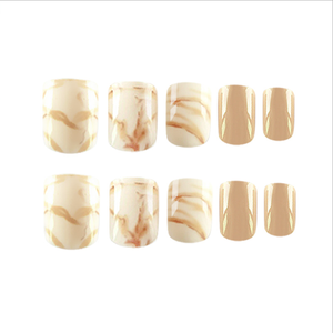 24 Uds./caja <span class=keywords><strong>Uñas</strong></span> Postizas 3D para Mujer, <span class=keywords><strong>Uñas</strong></span> de Presión con Diseño de Cabeza Cuadrada, <span class=keywords><strong>Uñas</strong></span> Artificiales <span class=keywords><strong>Cortas</strong></span>, Decoración de <span class=keywords><strong>Uñas</strong></span> - Product Image 5