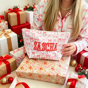 Custom Printed Bow Coated Cosmetic <b>Bag</b> Waterproof Coated Fabric <b>Makeup</b> Pouch Travel Toiletry Organizer Zipper Women Cosmetic <b>Bag</b> - Product Image 2