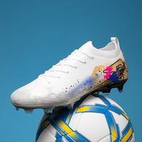 Açık profesyonel erkek futbol ayakkabıları erkek futbol ayakkabıları erkek Cleats eğitim spor ayakkabı adam botları öğrenci