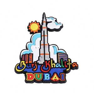 Aimant de réfrigérateur personnalisé 2D/3D en caoutchouc PVC, aimants de réfrigérateur souvenirs touristiques de pays - Product Image 1