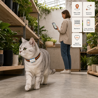 Traceur GPS pour animaux de compagnie G67, suivi de localisation précis, historique des itinéraires, géolocalisation, application de suivi de localisation gratuite