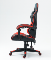 Chaise de course de jeu pivotante en cuir synthétique de haute qualité avec hauteur réglable et rotation à 360 degrés-Bas prix