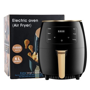 <span class=keywords><strong>Friteuse</strong></span> à air multifonctionnelle intelligente 6L, sans huile, avec écran tactile LCD, de haute qualité, pour la maison - Product Image 1