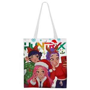 Hot Chất Lượng Cao Kpop Quỷ Hunter Tote Túi Mới Lạ Sinh Viên Mua Sắm Túi Vải Phim Hoạt Hình Phim Nhân Vật Cho Sinh Viên - Product Image 2