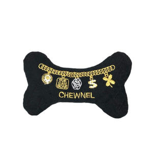 Sıcak oyuncak serisi sevimli Pet köpek ses peluş ve PP pamuk kemik Puppies oyuncak yavru ve yetişkin köpekler için - Product Image 3