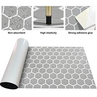 Feuilles de mousse EVA personnalisables KT GuoMei, motif hexagonal gris clair et blanc, 6 mm, durables, imperméables, pour autres fournisseurs maritimes