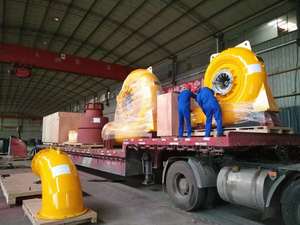 Гидротурбина, Высокоэффективная, 88-96%, гидравлическая турбина, горизонтальная, 200 кВт, 600 кВт, 1 МВт - Product Image 4