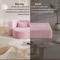 Canapé-lit modulaire en tissu moderne de luxe pas cher, convertible, pliable et réglable pour hôtel et villa, meubles de salon