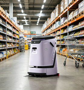 Robot Fregador de Pisos Industrial AgiBot <span class=keywords><strong>C5</strong></span> con Carga Automática, Control de Acceso y Tanque de Agua de 90L para Supermercados y Oficinas - Product Image 1