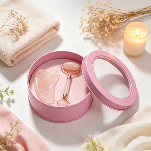 Boîte en fer blanc ronde personnalisée avec logo et couvercle à fenêtre transparente, pour coffret de bombes de bain, emballage cadeau anti-stress pour femmes - Product Image 3