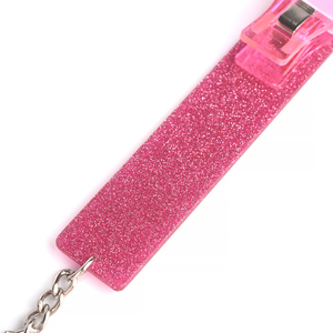 Professional Pom Pom Keychain Acrylic Nail Card Grabber Portable Contactless Credit Card <b>Puller</b> Clip Multifunctional Long Nail - Product Image 4